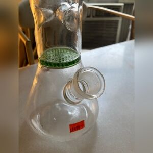 Clear Glass Bud Vase 12"